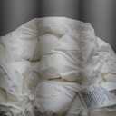 Maple&Stone Feather Down Comforter Queen Size All Season White Down Duvet Insert Ultra Soft 100% Cotton Cover Fluffy Queen Comforter 90 x 90 Inches