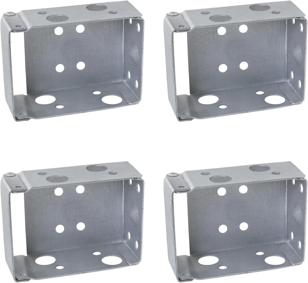 4pcs Gray Shade Mounting Brackets Shutter Fittings