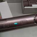 Shark FlexFusion Hair Straightener & Powerful Hair Dryer with Fusion Hair Brush, Ceramic Air Styler with Auto-Wrap Curlers & Concentrator, Ceramic Plates, Cosmic Blush HD641S