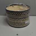 Bamboo Lamp Shade, Vintage Drum Lampshade Table Lamp Shade Chandelier Lamp Covers Replacement Light Accessory for Pendant Floor Lamps, 30X30x20CM (Assorted Color)