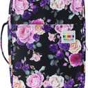 YOUSHARES Big Capacity Colored Pencil Case - 300 Slots large Pen Case Organizer with Multilayer Holder for Prismacolor Colored Pencils & Gel Pen (Purple Pink Rose)