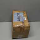 HUYIENO 2Pack Solar Metal Hanging Lantern with Shepherd Hook Outdoor Led Garden Lights Black