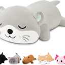 Finebee Weighted Otter Stuffed Animals, Cute Weighted Otter Plush, Soft Stuffed Weighted Plushie Birthday for Kids & Adults (23.6" 3.1Lbs)
