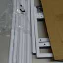 Mavivegue Expandable Shoe Rack for Closet, Adjustable Shoe Rack for Small Space (White, 4 Tier - Small)