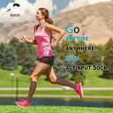 8 Pairs Compression Socks for Women & Men, Support Compression Stockings for Medical Running Athletic, S/M 