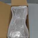 BEYGORM Acrylic Brochure Holder 4 inches with Business Card Holder for 100 Brochures, 2 Pack Clear Display Stand for Magazine, Pamphlet, Booklets, Menu, Journals, Business Card, Trifold