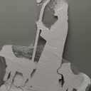 4 Pcs Outdoor Nativity Scene for Yard Weatherproof Nativity Sets Xmas Shepherd with Sheep Camel Ox for Christmas Family Lawns Outdoor Decor, Water Resistant PVC (White)