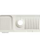 Sink Splash Guard,Longer Silicone Sink Mat for Kitchen Bathroom,Kitchen Faucet,Silicone Sink Faucet Mat Splash Guard, Drip Protector Splash Countertop (Grey)