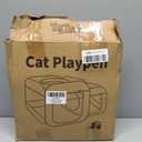 Tailtastic Large Cat Playpen with Separate Areas,Outdoo&Indoor Cat Enclosures,Portable Pet Playpen for Indoor Cats,Puppy and Small Animals, Dog Playpen with Carrybag.