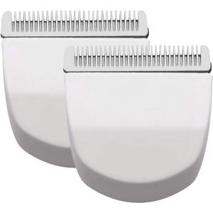 Audoc 2PCS White Professional Peanut Clippers/Trimmers Snap On Replacement Blades #2068-300-Fits Compatible with Peanut Hair Clipper
