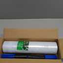 FugaCity Stretch Wrap Film-15 Inch 1000 ft 60 Gauge Shrink Wrap for Pallet Wrapping, Industrial Strength 1 Roll Pallet Wrap with Handles, Moving Supplies Plastic Wrap Roll, 500% Stretch, Transparent