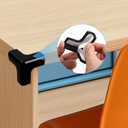 Veemoon Table Corner Protective Pads - 4 Pack Soft PVC Edge Guards for Baby Safety Easy Installation Universal Fit for Furniture