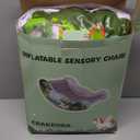 Sensory Chair for Kids, Inflatable Rocking Chair for Kids with Autism & ADHD, Air Cloud Rocker for Toddler as 3 4 5 6 7 8 Year Old Boy Girl Gifts, Autism Sensory Products Training Body Coordination (Grey)