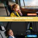 XCBYT 2014-2023 Grand Cherokee Car Window Shades | Dual Purpose Car Window Covers with Breathable Mesh | Insulate Heat 99% Sun UV Blackout | Keeps Cool Privacy Curtains for Napping Camping