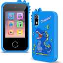 Kids phone Toy, 2.8" 2K HD Touchscreen, Dual Cameras for Photo & Video,8GB TF card Music Games Learning kids smart phone, 1000mAh Long Battery, Dinosaur/Unicorn Themes, Gift for Boys & Girls Ages 3+