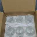 [ 12 Pack ] Glass Cups with Glass Straws, 12oz Highball & Rock Drinking Glasses, Everyday Drinkware Glasses Set, Cute Tumbler Cup, Kitchen Glasses for Iced Coffee, Water, Beer, Cocktail, Whiskey Gift.