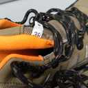 WYJXFHL Steel Toe Boots for Men Women Comfortable Puncture Proof Safety Work Shoes for Indestructible Construction Working and Daily Wear (8 Women/6.5 Men, Brown)