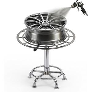 360° Rotating Paint Turntable with Hydraulic Lift ﻿ ﻿ ﻿