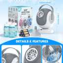Joyfuture Bubble Machine - Automatic Bubbles Blower for Kids, Toddlers - 360 Rotation & 75 Adjustment, Bubble Toys with LED Light - Gifts for Boys, Girls, Halloween, Outdoor, Birthday, Party