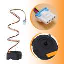 EAU63923602 Refrigerator Condenser Fan Motor, Replacement for LG Refrigerator Models LFXC22526S LFXS28596S LMXS28626S