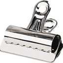 X-ACTO #4 Bulldog Clips, 3 Inches, Metal, Box of 12 - Organization, Desk Supplies