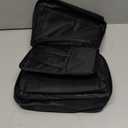 Shacke Premium 5 Packing Cubes Set - Lightweight Mesh Travel Luggage Organizers with Laundry Bag, 5-Piece Suitcase Storage System (Black)