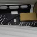 TOPOWN Metal Drill-Free Light Bar Cab Mount for Ford F-150 (2015+) for Ford F-250-F-550 (2017+), Fit for Magnetic Light Bar and Magnetic Antenna, Support Bolt-on Mounting, Metal Light Bar Mount