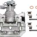 MAYASAF 18B4892 Rear Right Disc Brake Caliper Passenger Side Caliper Assembly for Chevy 2008-10 HHR/2004-12 Malibu/05-08 Cobalt, for Pontiac 07-09 G5/05-10 G6, for Saturn 07-09 Aura/04-07 Ion