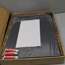 Wall Mirror Tiles, 16"x12"x12PCS Full Length Home Gym Mirror for Garage, Bedroom, Living Room, Over The Door (Frameless)