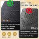 Yimobra Outdoor Mats for Front Door 29.5x17, Stops Mud & Dirt at Entrance, Fits Garage & Patio, All-Weather Waterproof Non Slip Outdoor Indoor Welcome Mat, Brown