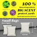 Mosquito Repellent Pouches - Outdoor, Indoor, Travel Size | 30-Day Protection, Non-Toxic & Plant-Based | Safe for Kids, Pets | Patio, Camping, Yard Defense (12, Yellow)