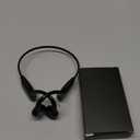 Bone Conduction Headphones - Open Ear Bluetooth 5.4 Wireless Sport Headphones, 10H Playtime, IP55 Sweatproof, Noise-Reduction Mic for Running, Cycling, Hiking, Office Work (Black)