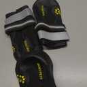 QUMY Dog Shoes for Large Dogs, Medium Dog Boots & Paw Protectors for Winter Snowy Day, Summer Hot Pavement, Water-Resistant in Rainy Weather, Outdoor Walking, Indoor Hardfloors Skid-Resistant Sole (Size 6: 2.6''x3.0''(W*L) (Pack of 4))