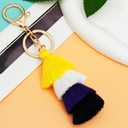 3 x Pride Flag Keychain LGBTQ Accessories Rainbow Keychains LGBT Pride Bag Charm Purse Charms for Handbags Pride Stuff