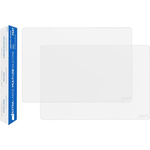 GASAR, Set of 2, Extra Large, Thick, Silicone Mats for Kitchen Counter, Heat Resistant Mats, Countertop Protector, Non-Slip, Easy to Clean, 25 x 17 Inches x 1.4mm, Semi-Transparent