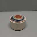 Moonkie Stacking Cups Toy, Fun Educational Baby Toys Silicone Soft Teething Toy, Age 6+ Months, 7 Piece Set (Fine Day)