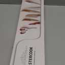 Astercook Knife Set, 13 Pieces Kitchen Knives Set with Healthy Anti-Rust Coating, Dishwasher Safe, Stainless Steel Chef Knife Sets with 6 Blade Guards, Perfect Holiday Gifts for Kitchen (Large, Cream)