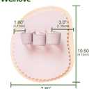 Welnove Toe Straightener Hammer Toes Corrector Pack of 2 (3 Holes) for Claw Toe Mallet Toe Contracted Toe and Cured Toe Hammer Toe Splint