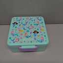 Fimibuke Bento Lunch Box for Kids Adult, 3-4 Compartment 60OZ Toddler Lunch Box Container with Leakproof 8OZ Insulated Food Jar, Sauce Jar, Utensil for School Boys Girls, BPA-Free Dishwasher Safe (B6.Underwater Mermaid)