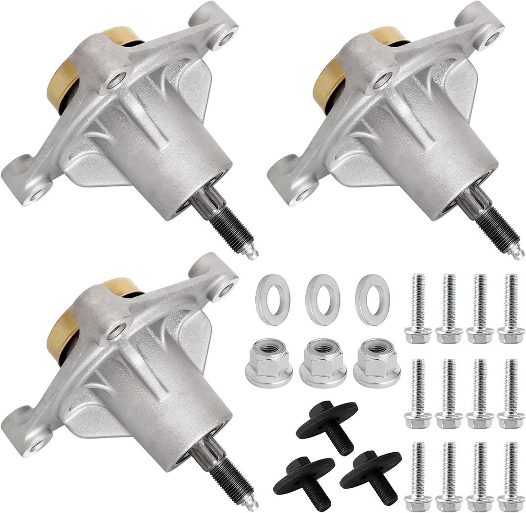 174356 Spindle Assembly Compatible with Hu sqvarna/Craftsman/AYP 46" 48" Deck Mower,532174356 Spindle for Hu sqvarna Z246 Z246i 46" Zero-Turn Lawn Mower Deck(3 Pack)