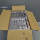 Plastic Drawers Storage, 6 Pack Clear Stackable Storage Drawers, Acrylic Storage Bins with Drawers for Fridge Organizers, Small PlasticDrawers Stackable for Makeup Organizers Cosmetic Display