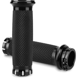 1 Inch/25mm Universal Handlebar Grips Motorcycle Throttle Grip Compatible for Harley Davidson Honda Yamaha Suzuki Kawasaki Dyna Sportster 883 1200 Road King Electra Glide Softail Touring