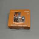 Portable Bluetooth Speaker with Lights, Transparent Wireless Mini Bluetooth Speaker with TWS, Perfect Small Speaker HD Sound and Bass for Office, Home, Shower, Room, Bike, Car (Black)