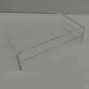 Clear Acrylic Monitor Stand Riser 2 Tier, 5.12 Inches High Clear Computer Desk Organizer Shelf for Multi Media PC Storage Laptop