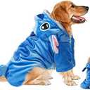 Dog Costume, Gimilife Dog Hoodie, Dogs Halloween Costume Pet Xmas Pajamas Outfit, Pet Coat Cartoon Costumes for Dogs and Cats for Halloween Christmas and Winter - L