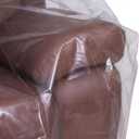 Wowfit Furniture Cover Dust-Proof Moving Bag for Sofa & Boxes Clear, Odorless Plastic 4mil Thick 92W x 42D x 62/41H Inches