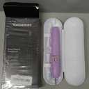 Electric Toothbrush Set, Comes with 8 Brush Heads & Travel Case,4 Modes with 2 Minutes Built in Smart Timer, One Charge for 60 Days, 42000 VPM Motor (Purple)