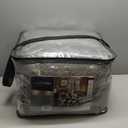 Madison Park Signature Cozy Comforter Set - All Season Bedding Combo Filled Insert and Removable Duvet Cover, Shams, Decorative Pillows, Plaid Brown/Black King (110 in x 96 in) 10 Piece