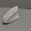 TECKNET Ergonomic Mouse, Wireless Bluetooth Vertical Mouse, 4800 DPI Optical Tracking, 6 Adjustable DPI, Quiet Clicks, 2.4GHz with USB A Receiver, 12 Months Battery, 6 Buttons, Wide Compatibility (White)