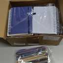 Fulmoon 30 Set Small Spiral Notebooks A6 with Pens Bulk, Multicolor 4" x 6" Pocket Notebooks Mini Lined Journals 50 Sheets for Back to School Supplies Students Rewards Office Gifts (Soft Pastels)